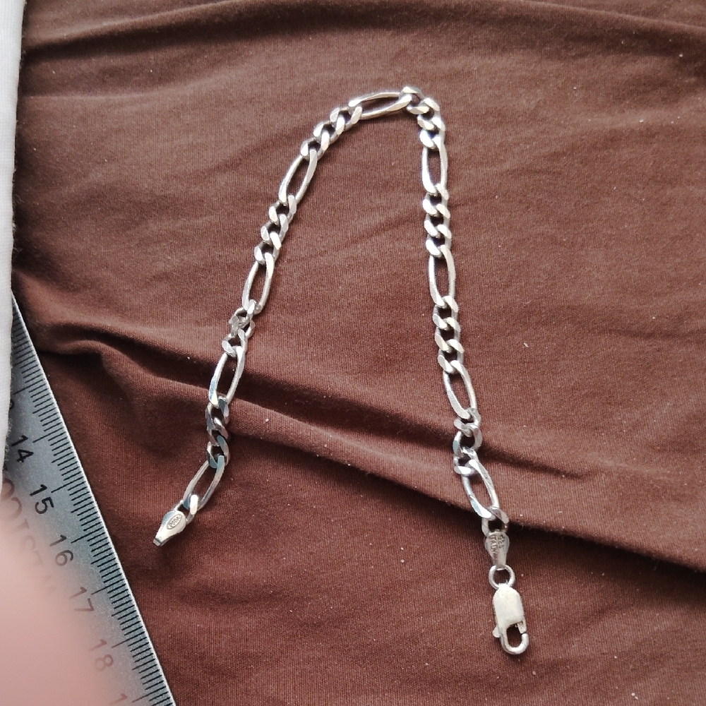 Genuine Silver Chain Bracelet - Picture 6 of 6